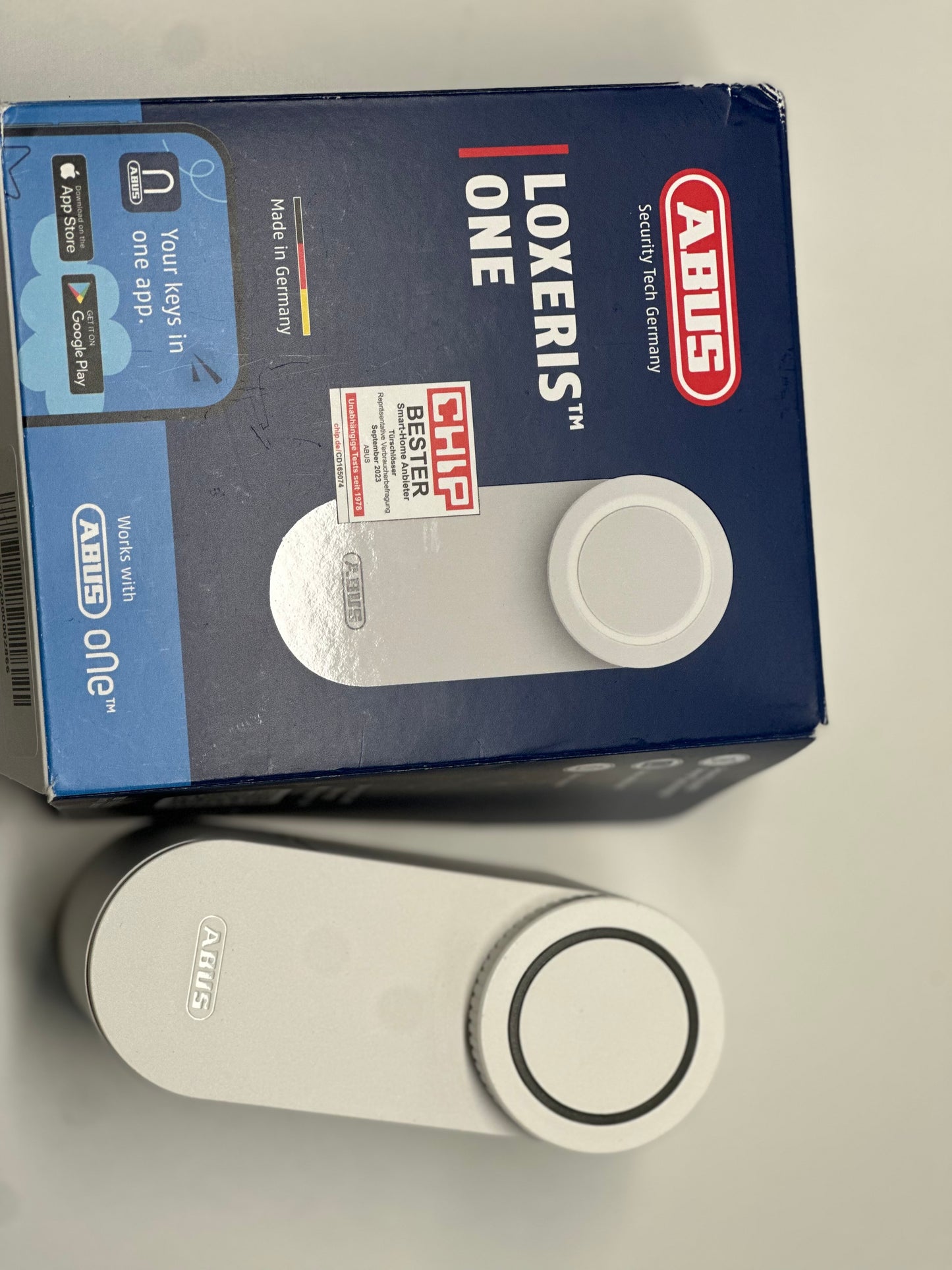 ABUS Türschlossantrieb LOXERIS One - smartes Öffnen und Schließen der Eingangstür per App