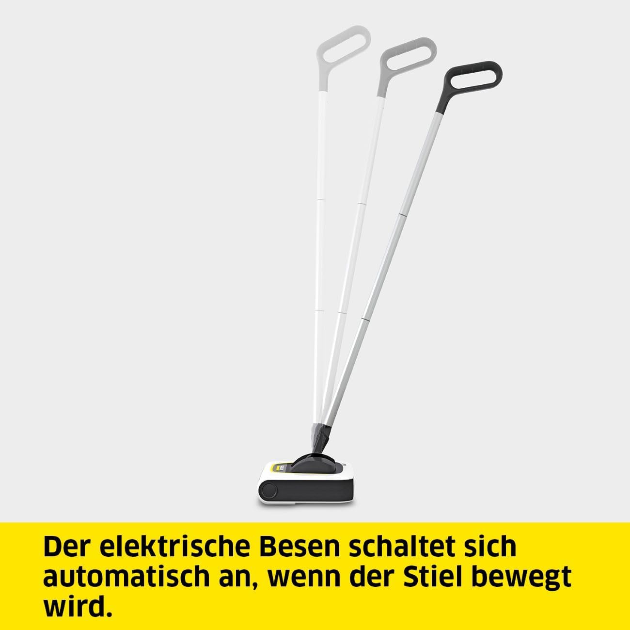 Kärcher Akku-Besen KB 5, elektrischer Besen für die schnelle Bodenreinigung