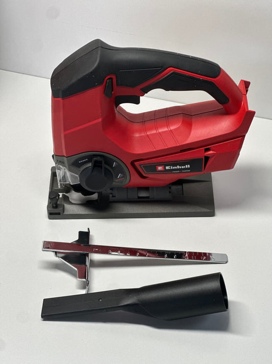 Einhell Akku-Stichsäge TE-JS 18/80 Li-Solo Power X-Change (18 V, max. 80 mm Schnitttiefe, 4-Stufen Pendelhub, Absaugadapter, Parallelanschlag, LED-Licht, ohne Akku)