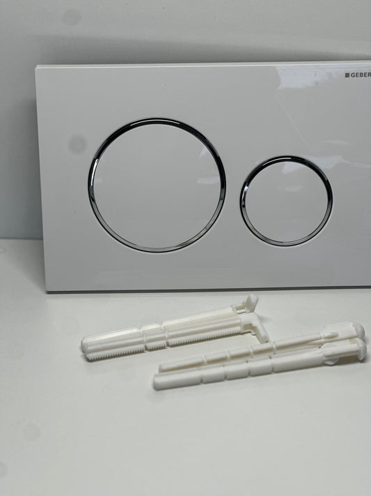 Geberit Betätigungsplatte Sigma 20 (Betätigung von vorne, Drückerstangen schallgedämmt) 115.882.KJ.1