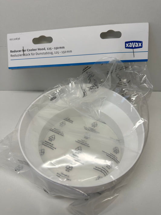 Xavax Reduzierstück für Dunstabzugshaube 150 auf 125 mm