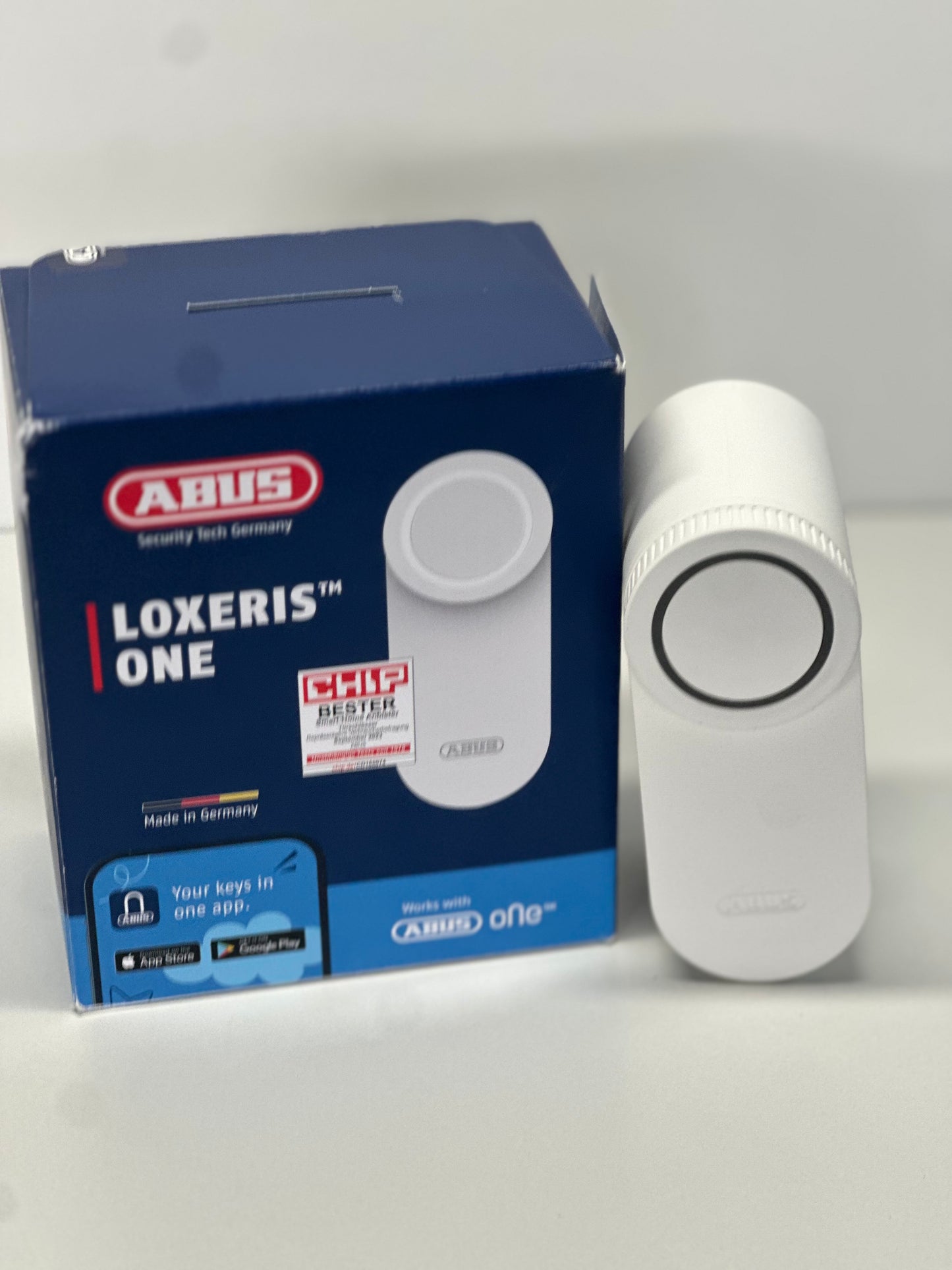 ABUS Türschlossantrieb LOXERIS One - smartes Öffnen und Schließen der Eingangstür per App