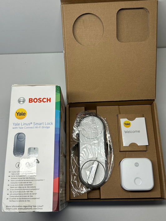 Bosch Smart Home, Yale Linus® Smart Lock, Türschloss inkl. WiFi Bridge